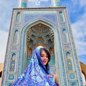 عکاسی از توریست در مسجدجامع یزد